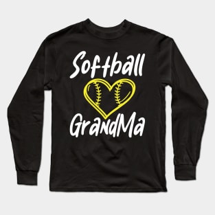 Softball Grandma Long Sleeve T-Shirt